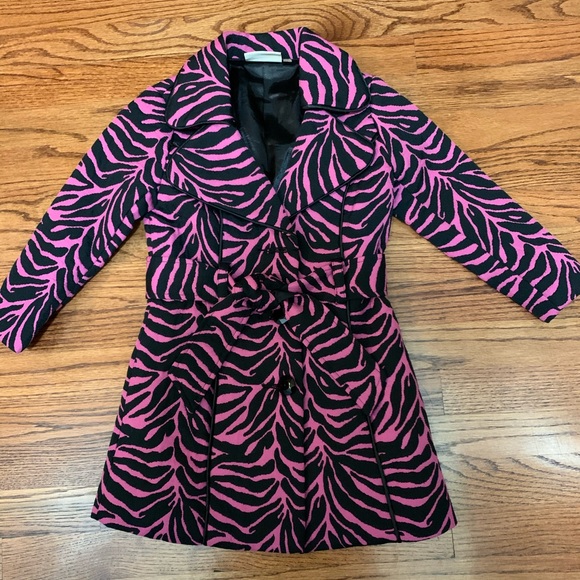 Vintage Couture Jackets & Coats Vintage Couture Girls Pink Zebra